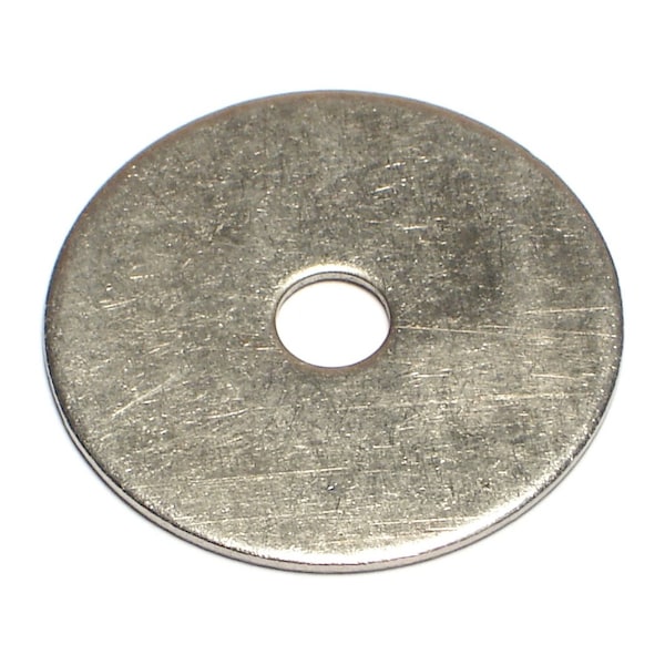 Midwest Fastener Fender Washer, For Screw Size #14 , 18-8 Stainless Steel Plain Finish, 100 PK 07580 - main